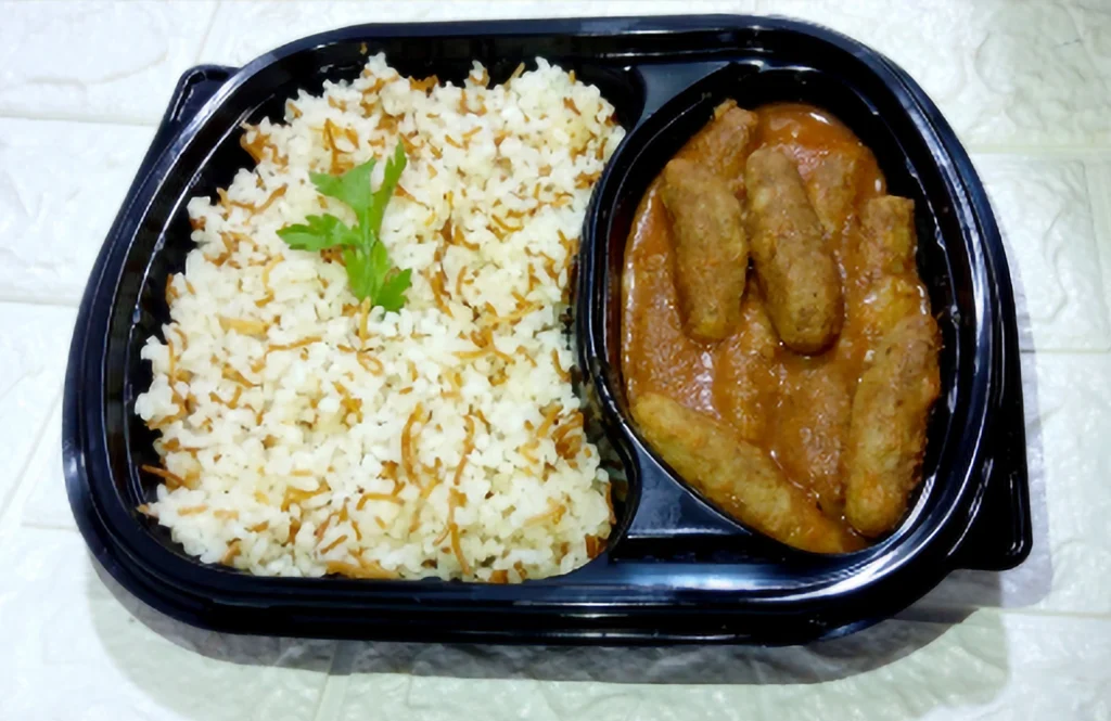 أرز بالشعرية + كفته أرز باللحمة - مطبخ صافي للأكل البيتي بالمنصورة