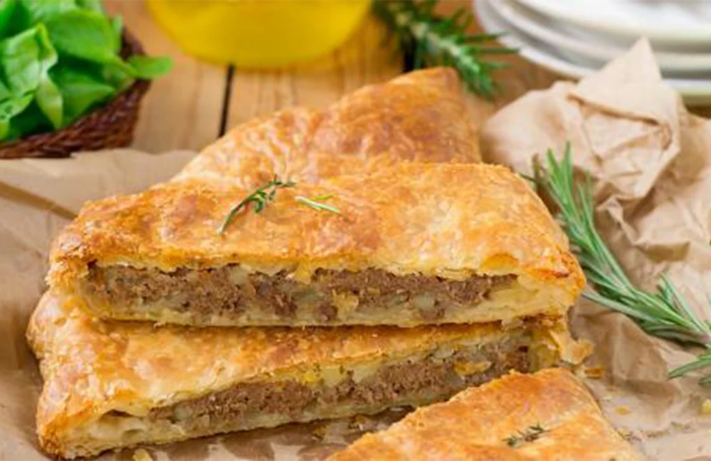 صينية رقاق باللحمة - مطبخ صافي للأكل البيتي بالمنصورة