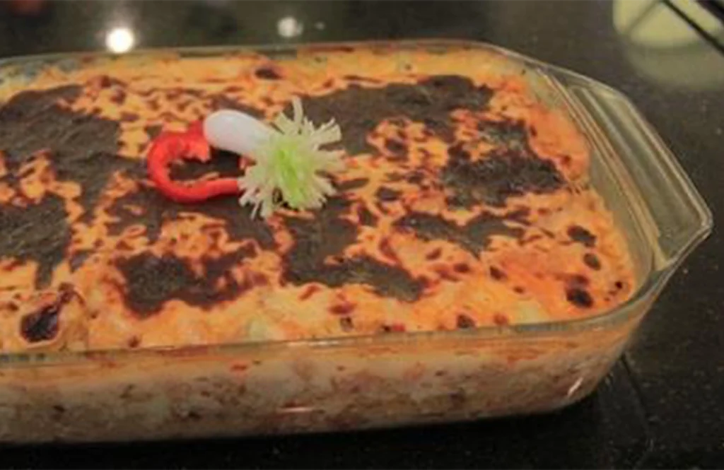 صينية قرنبيط باللحمة المفرومة - مطبخ صافي للأكل البيتي بالمنصورة