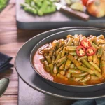 طبق فاصوليا خضرا - مطبخ صافي للأكل البيتي بالمنصورة