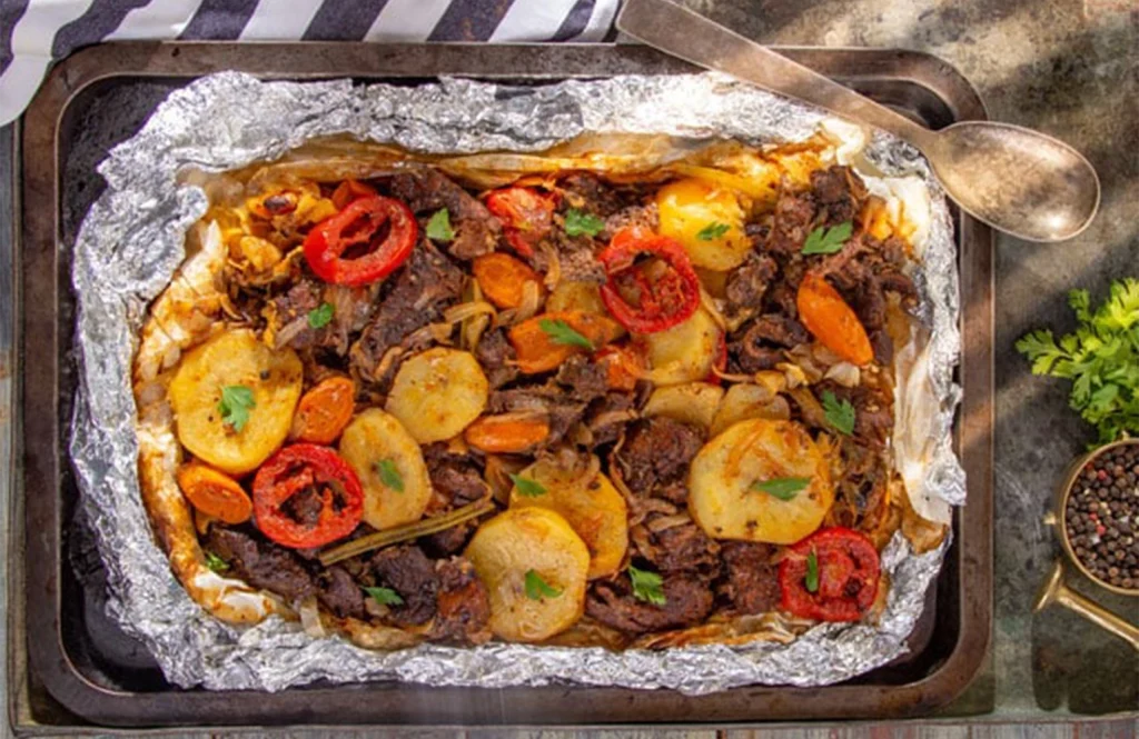 ورقة لحمه بالبطاطس- مطبخ صافي للأكل البيتي بالمنصورة