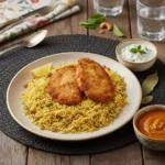 وجبة أرز بالخلطة + 2 قطعة بانيه