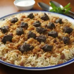طبق أرز بالكبد و القوانص
