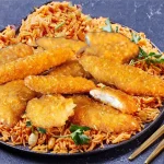 طبق أرز بالخلطة + بانيه - مطبخ صافي للأكل البيتي