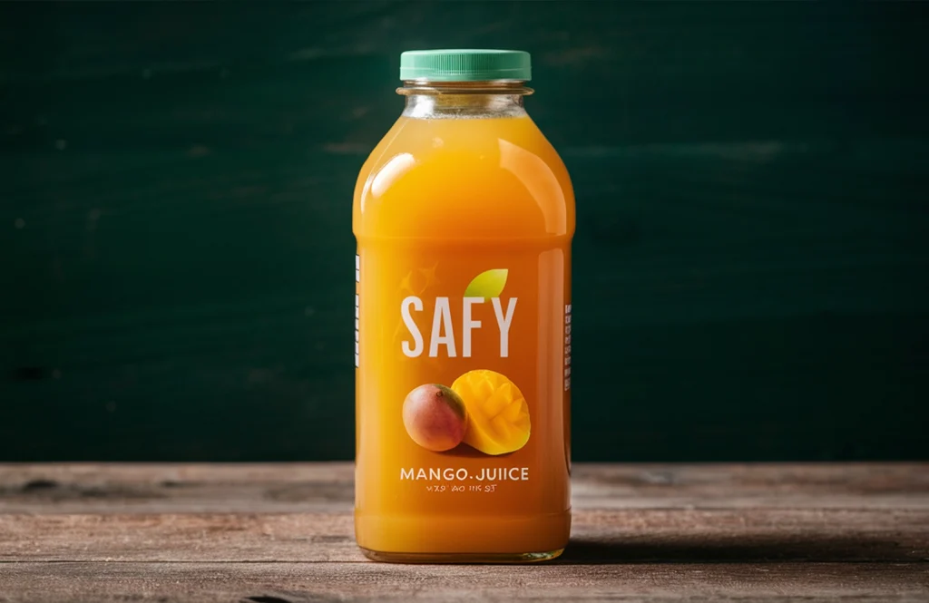 زجاجة عصير مانجو 1 لتر - مطبخ صافي للأكل البيتي