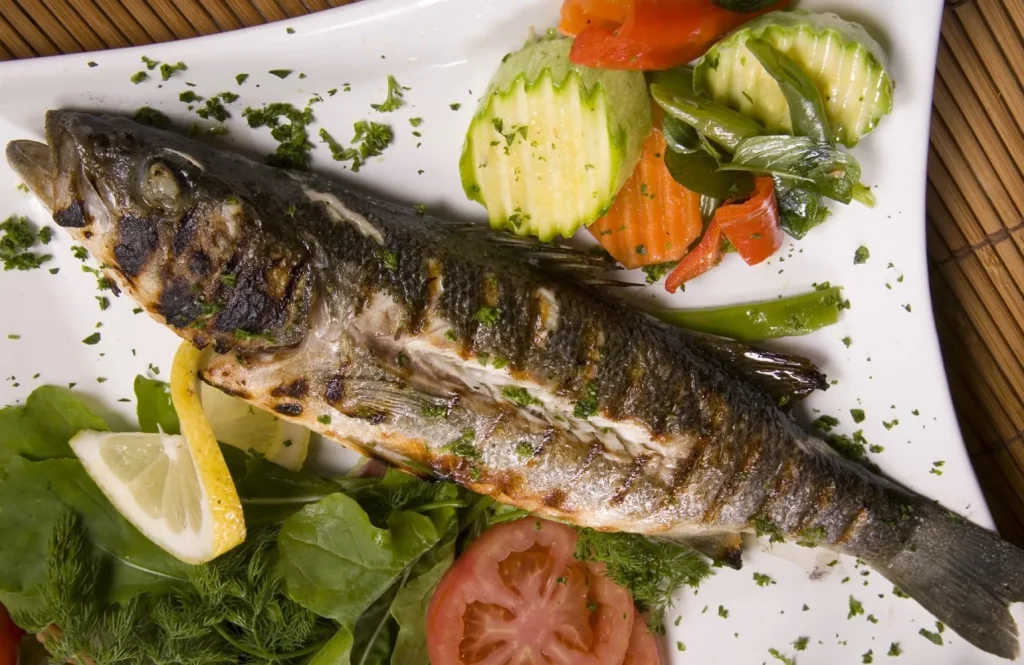 سمك بوري مشوي - مطبخ صافي للأكل البيتي