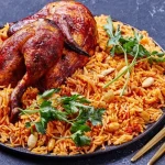 طبق أرز بالخلطة + ربع دجاجة - مطبخ صافي للأكل البيتي