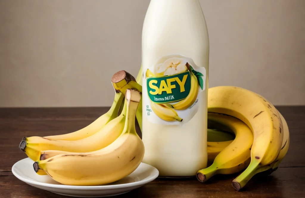 1 لتر عصير موز باللبن - مطبخ صافي للأكل البيتي