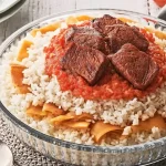 طبق فته + 2 قطعة لحمة + شوربة - مطبخ صافي للأكل البيتي