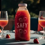 1 لتر عصير فراولة سادة - مطبخ صافي للأكل البيتي