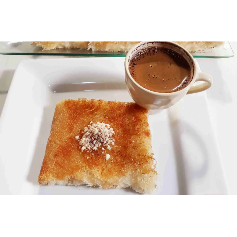 كنافة بالقشطة - مطبخ صافي للأكل البيتي