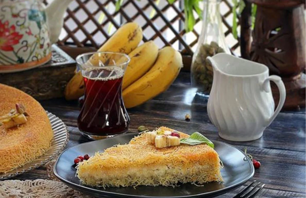 كنافة بالموز - مطبخ صافي للأكل البيتي