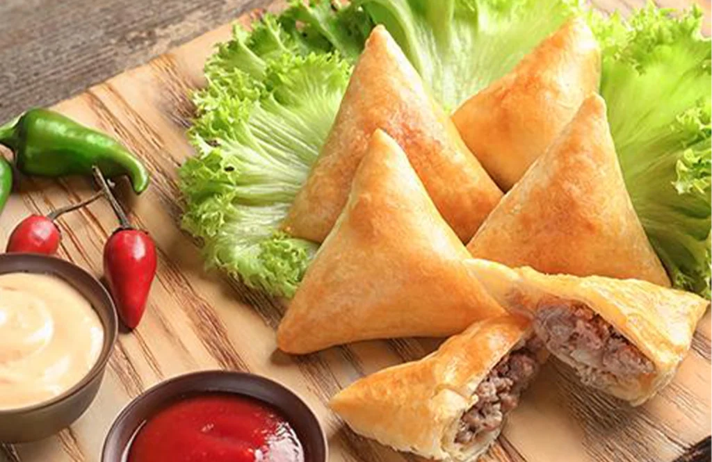 سمبوسة لحم - مطبخ صافي للأكل البيتي بالمنصورة